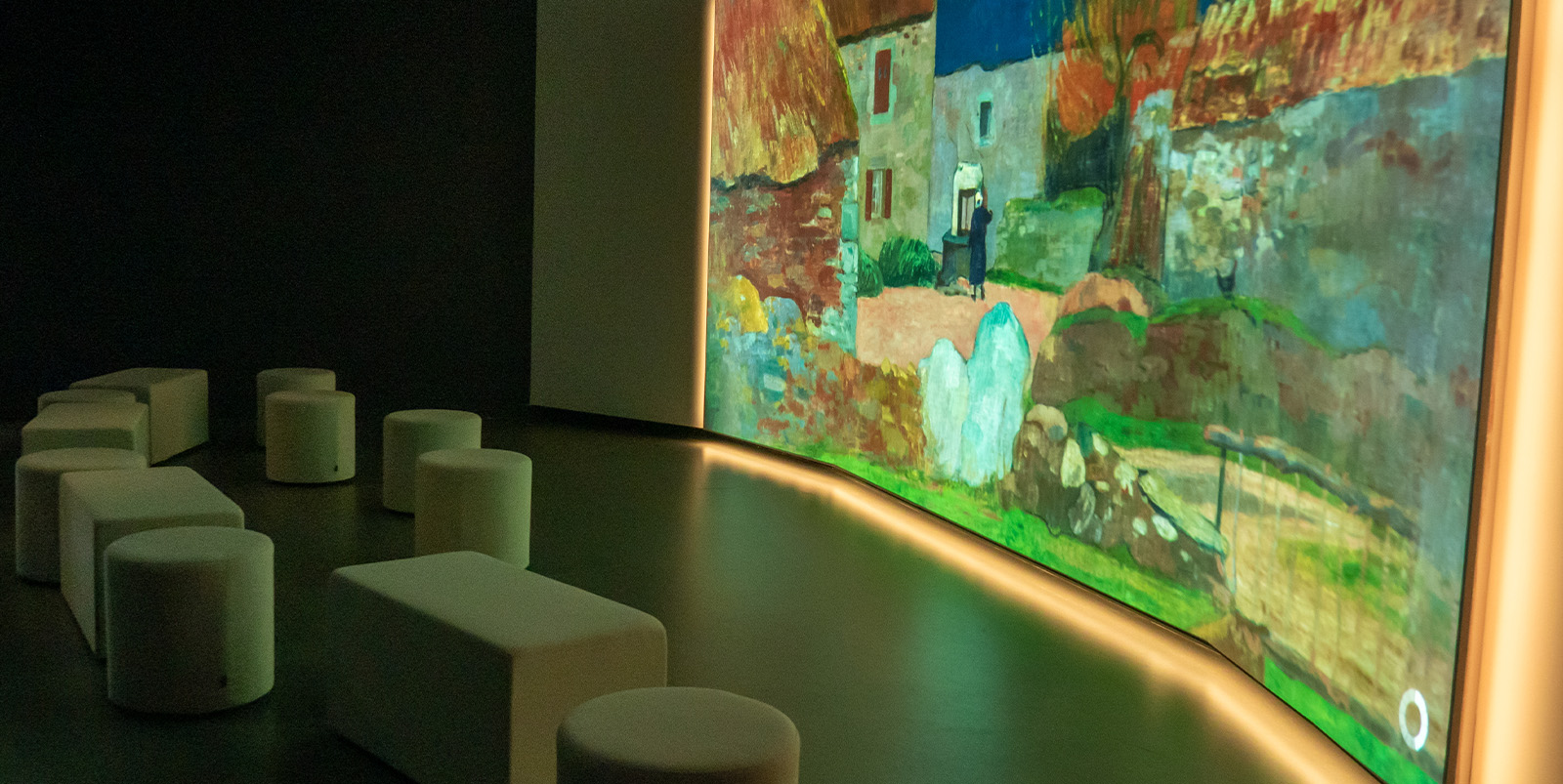 Gauguin l'atelier du Pouldu - salle immersive